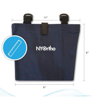 NYOrtho Urine Drainage Bag Holder - Privacy Canvas Cover for Foley Bags, Catheter Bags - Hangs Discreetly Under Wheelchair, Bed - Adjustable Straps for Nephrostomy Bags - Single Canvas - Buy Online on GoSupps.com