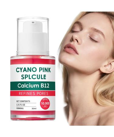 G n rique Cyano Pink Spicule Serum Pore-Refining Facial Serum Moisturizing Anti-Aging Facial Essence Tightens Brightens Tone 30 ml (1)