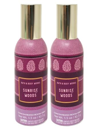 Bath and Body Works Sunrise Woods Concentrated Room Spray 2 Pack - 1.5 oz / 42.5 g