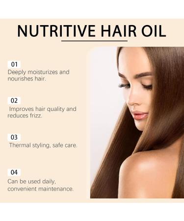  Generisch Hair oil for dry hair - 30ml anti-frizz oil - Non-greasy repair solution for split ends smoothing shine volume - Daily care - Buy Online on GoSupps.com