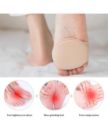 Forefoot Honeycomb Pads - Metatarsal Cushions for Women | Pain Relief Ball of Foot - 5 Pairs Skin Color - Buy Online on GoSupps.com