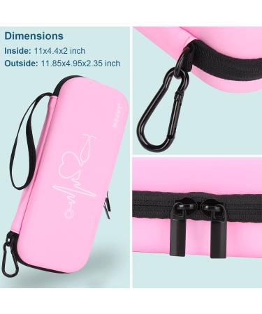 MEUUT 11 pcs Nurse Stethoscope Case Kit - First Aid Bag with Accessories for Nurses - Pu_pink - Buy Online on GoSupps.com