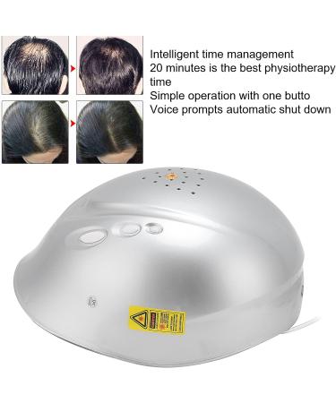Hair Regrowth Helmet 100 240V 160pcs Red LCD Head Hair Growth Helmet Hair Loss Treatment Device Therapy Cap Silver for Men and Women(UK) - Buy Online on GoSupps.com
