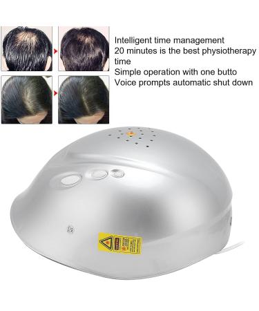 ZJchao Hair Growth Therapy Helmet | Laser & LED Hair Loss Treatment Device - 160 Laser Heads Silver 100-240V - Buy Online on GoSupps.com