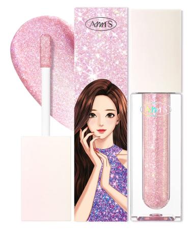 AMTS webtoon True Beauty Makeup liquid glitter eyeshadow  vegan korean eye glitter  shimmer eyeshadow highlighter  kbeauty  kdrama 05 Hotbeam