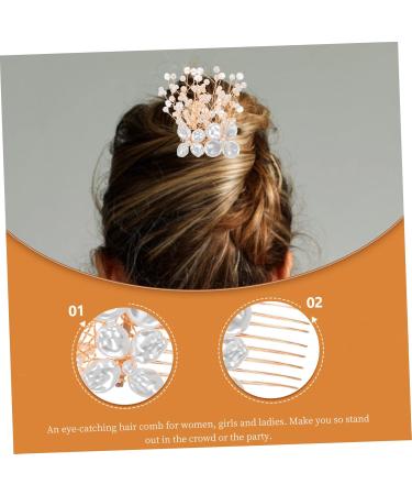 Healeved Silver Hair Comb Pearl Hair Accessories Wedding Hair Accessories for Women Hair Accessory for Women Bride Hair Side Comb Wedding Hair Comb Wedding Hair Side Comb Hair Pin Metals - Buy Online on GoSupps.com