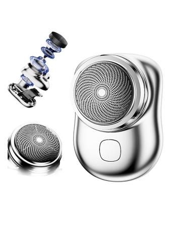 2024 New Londonatt Mini Electrical Shave Londonatt Mini Shaver Mini-Shave Portable Electric Shaver Portable Electric Shaver for Men Women Travel (1Pcs Silver) 1Pcs Silver