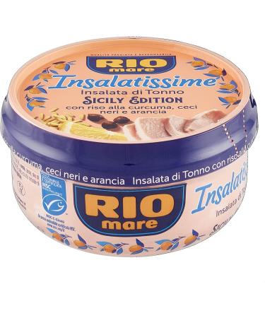 Rio mare Salad Tuna salad with turmeric rice black chickpeas and orange 220 g - Buy Online on GoSupps.com
