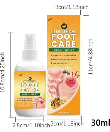 Foot spray 30 ml moisturizing spray for leg and foot care moisture solution for legs repair product for feet at home on the go sports - Buy Online on GoSupps.com