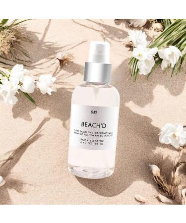 Beach'd Fine Fragrance Mist 4 Fl Oz 118 mL - an Irresistible Blend of Warm Sand Sea Spray Sand Jasmine Mandarin Driftwood Sea Salt - Buy Online on GoSupps.com