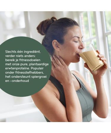 Alpha Foods BV Vegan Protein Powder Natural 23g Protein Pure Pea Protein Muscle Building and Recovery 600g Vegan Protein Powder Alpha Foods - Buy Online on GoSupps.com