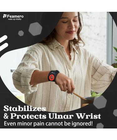 Buy TFCC Wrist Brace - Ulnar Wrist Support with Compression Ring Pad for Pain Relief & Stability (S/M) - Ideal for TFCC Tear & DRUJ Instability - Buy Online on GoSupps.com