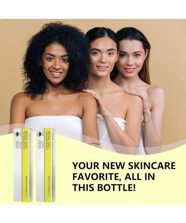 2PCS Retinol Serum for Face - Anti-Aging Booster with Hyaluronic Acid & Peptides for Wrinkles Pores and Firmness (30ml) - Buy Online on GoSupps.com