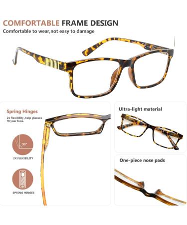 Eyekepper 4-Pack Reading Glasses for Men & Women | Stylish 2.0 Diopter Readers - International Shipping Available - Buy Online on GoSupps.com