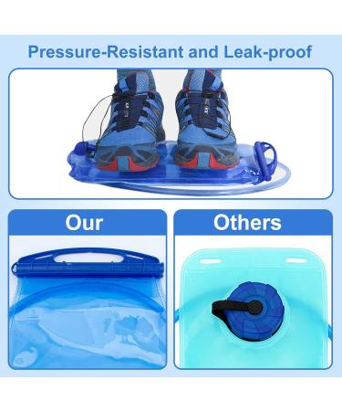 Moerae 1.5L & 2L Leak-Proof Drinking Bubble with Bite Valve - Ultimate Hydration System for Outdoor Cycling Camping & Walking - Buy Online on GoSupps.com