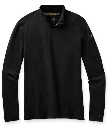 Smartwool Men's Merino 150 Base Layer 1/4 Zip Medium Black