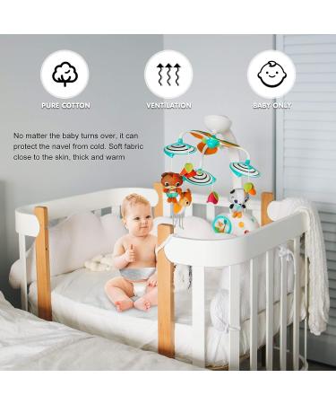 Healifty Infant Umbilical Hernia Belt 10Pcs - Cotton Belly Band for Newborns - Breathable White Navel Belt for Babies - Buy Online on GoSupps.com