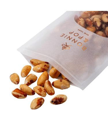 SNAX by Bonnie and Pop Brazil Nuts Superfood - Gourmet Healthy Snack, Non GMO, Vegan & Keto Friendly | Trail Mix Protein Food 1 LB - Buy Online on GoSupps.com