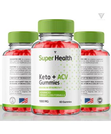 Super Health Keto ACV Gummies - Advanced Weight Loss Formula with Keto Plus ACV - 60 Gummies - Buy Online on GoSupps.com