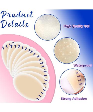 100 Pcs Gel Hydrocolloid Waterproof Blister Bandages for Feet, Heel, Fingers, Toes - 10 Sizes | Adhesive Blister Prevention Pads - Buy Online on GoSupps.com