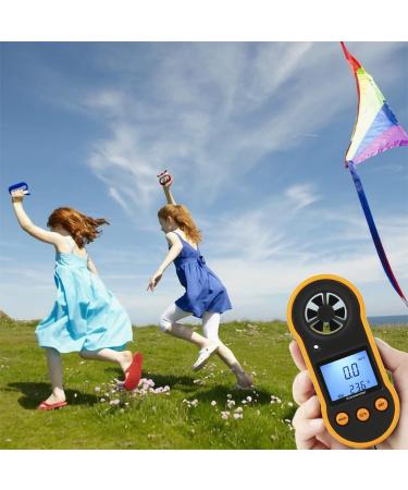 Buy Digital Wind Knife - LCD Anemometer for Accurate Wind Speed Measurement | Ideal for Sailing Surfing & Fishing - Yellow - Buy Online on GoSupps.com