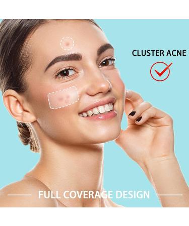 Hydrocolloid Acne Patches - 106 Patches, 4 Sizes for Face and Body, with Tea Tree Oil, Calendula, and Salicylic Acid - Buy Online on GoSupps.com