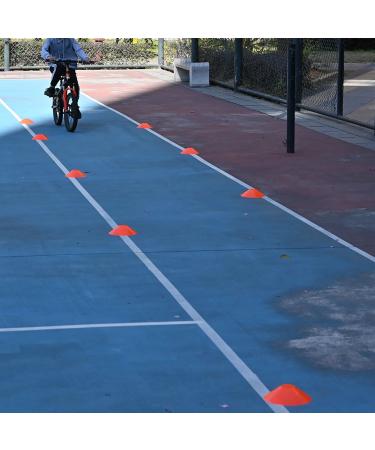 TIANOR 10 Pack Disc Cones Set for Agility Training - 5 Colors (Red, Orange, Yellow, Green, Blue) - Buy Online on GoSupps.com