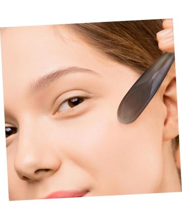 Minkissy Natural Horn Massage Scraper - Scalp & Back Massager Tool for Acupuncture & Relaxation - Buy Online on GoSupps.com