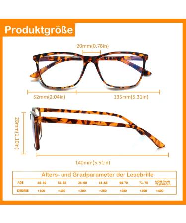Cojwis 5 Pack Women s Reading Glasses - Blue Light Filter & Ultralight (Spring Hinges 2.00x Magnification 5 Color Mix) - Buy Online on GoSupps.com
