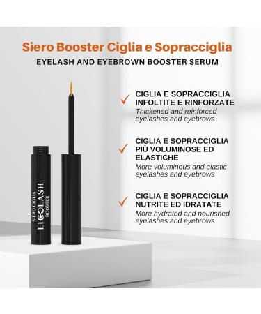 Lycolash Eyelash and Eyebrow Booster Serum | Lengthening and Soothing Action | Longer and stronger eyelashes | 5 ml - Buy Online on GoSupps.com