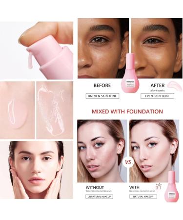 ZHBiwmatn 2024 New 3Pcs Watermelon Niacinamide Serum Niacinamide Serum for Face Hydrating & Brightening with Hyaluronic Acid Glycerin and Vitamin E Lightweight Facial Serum & Makeup Primer Liquid Highlighter - Buy Online on GoSupps.com