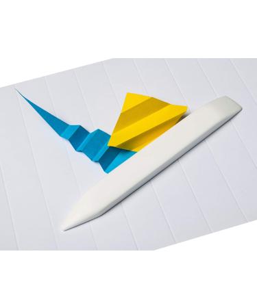 Asfroy Large Teflon Bone Folder - Large Handmade Tool  Best for Bookbinding  Origami  Paper Crafts  Scoring  Folding  Creasing. Non Scratch  Non Glaze  Non Stick. Smooth  Ergonomic and Handmade