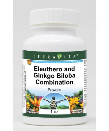 Eleuthero and Ginkgo Biloba Combination Powder (1 oz ZIN: 516389) - 3 Pack