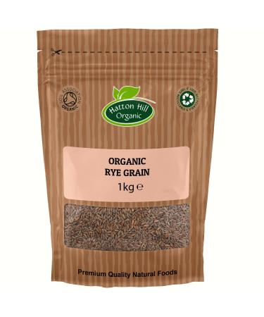 Organic Rye Grain 1kg by Hatton Hill Organic - Free UK Delivery