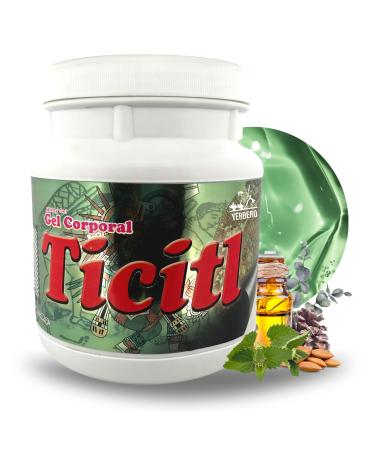 YERBERO - Body Gel TICITL 3.08 LB (1.4 Kg) | Gel Corporal | Creamy Texture - 100% Original | Formula Cremosa Y Extra Fuerte - 100% Original de Mexico.