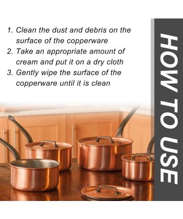 Copper Polish Paste | Gently Copper Pipe Cleaner - Rust Removal for Metal 100 Ml Cleans Without Scratching for Kitchen Accessories Jewelry Watches Instruments for Brass Rowces - Buy Online on GoSupps.com
