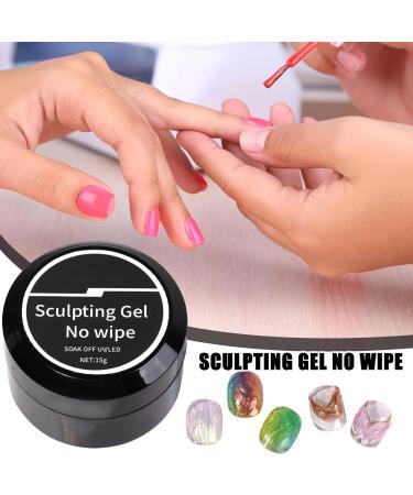 Nail Sculpting Glue Leave-In Nail Sculpting Gel Non-Drip Adhesive for Passionate Artists Beginners and Creative Stylists - Buy Online on GoSupps.com