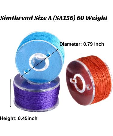 144 Prewound Bobbins for Brother/Babylock/Janome/Singer Embroidery Machines - Size A, 24 Colors - Buy Online on GoSupps.com