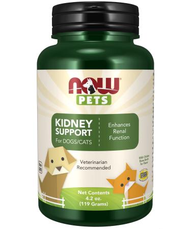 Now Foods Pets Kidney Support for Dogs/Cats 4.2 oz (119 g) - Buy Online on GoSupps.com