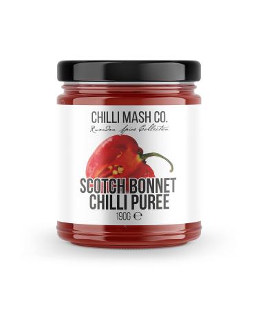 Scotch Bonnet Chilli Puree | 190ml | Chilli Mash Company | Rwandan Spice Collection
