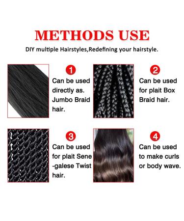 Pre-stretched Braids Hair 26 Inch 8 Packs Ombre Yaki Texture Extensions - Beyond Beauty Braiding Hair - Buy Online on GoSupps.com