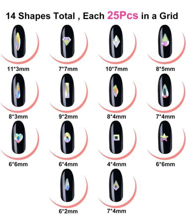 and Tweezer Round ab rhinestones Nail Gems and Rhinestones Crystal Rhinestones for Nail Nail Art Rhinestones Kit 21 Grids Multi Shapes Mixed(Transparentl AB) - Buy Online on GoSupps.com
