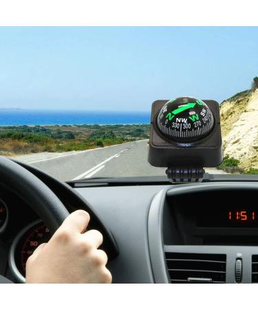 Buy Auto Compass | Universal Vehicle & Mini Pocket Compass - 2 Pieces for Survival & Navigation - Buy Online on GoSupps.com