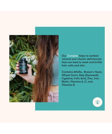 Zenement Hair Nails & Skin Complex with Biotin - 120 Capsules | For Hair Loss & Weak Skin/Nails | Vegan & Non-GMO | Vitamins, Minerals - Buy Online on GoSupps.com