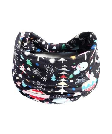 Ainuno Womens Christmas Headbands - Red Green Polka Dots Party Xmas Head Bands - Pack of 3 Winter Fashion Yoga Headwear - Buy Online on GoSupps.com