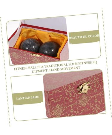 Fomiyes 2-St Glockenspiel Acupunctive Massage Baoding Balls - Chinese Stress-Relief & Relaxation Wooden Balls for Gymnastics & Body Massage - Buy Online on GoSupps.com