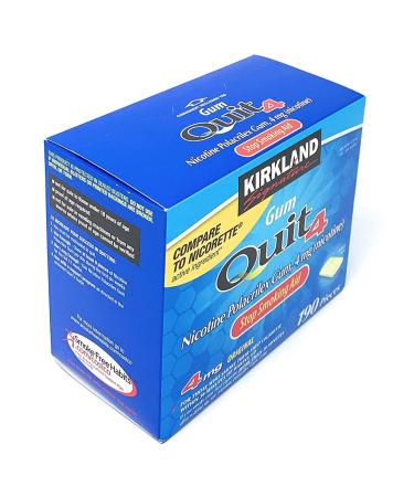 Kirkland signature Gum Quit 4 Stop Smoking Aid 190 pieces