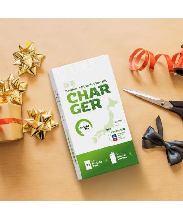  Matcha Tea Matcha Tea Organic Charger 15 servings of 2 g 500 ml shaker - Buy Online on GoSupps.com