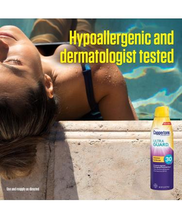 Coppertone ULTRA GUARD SPF 30 Continuous Spray Sunscreen (5.5 oz) - Pack of 1 - Buy Online on GoSupps.com