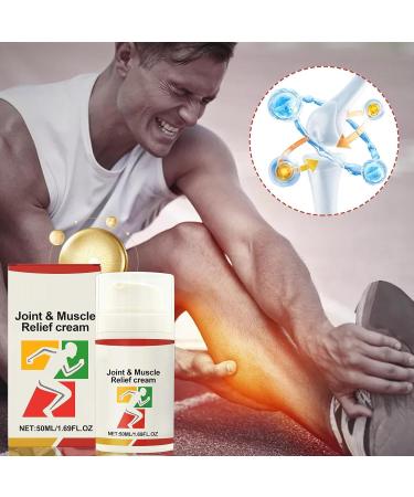 Muscle Care Cream - Knee Massage Cream 50ml | Refreshing Moisturizing Lotion for Joints Hands Legs Feet Neck - Buy Online on GoSupps.com